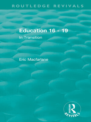 cover image of Education 16--19 (1993)